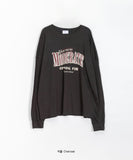 Hellothe Lettering Over Long Sleeve Tee