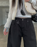 Wellow D-ring cotton balloon pants