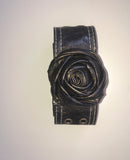 Yukia Rose Vintage Snap Leather Belt