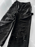 Double Knee Nylon Carpender Wide Pants