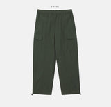 Nylon cut cargo 2 way pants