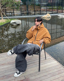 Agnal Cargo Balloon Jeans