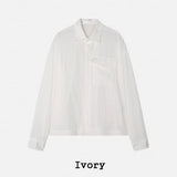 Haru Nylon Crop Shirt