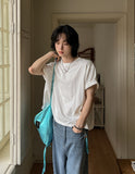 Flop basic crop short sleeve t-shirt