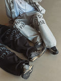 Wanted Lettering Banding Pants