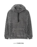 Cable Fleece Hood