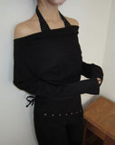 [Fake Layered] Ilun Dot Layered Long Sleeve T-Shirt