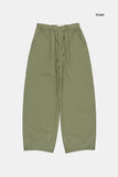 Airy wide balloon cotton pants