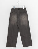 Sano Strap Wash Denim Wide Pants