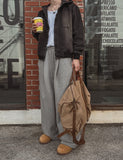 District Print Wide Sweatpants