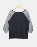 Wheat Roll-up Three Quarter T-shirt