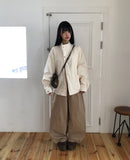 Croon Back Pocket Studded Cotton Pants