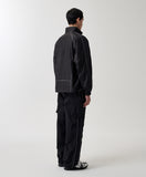 COVER STITCH NYLON TRACK JACKET