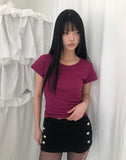 Dadin Color Short Sleeve T-shirt