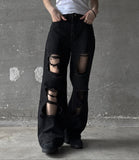 Mawa Damage Black Denim