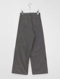 Benlu Rivet Cotton Wide Pants