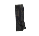 QUILTED DENIM PANTS