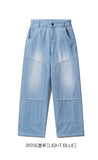 Double Block Denim Pants