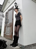 Damage cotton short pt