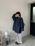 [unisex] Wenki Pocket Washing Denim Over Shirt