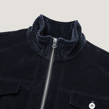 Brique Velvet Trucker Jacket