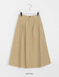 Kyofu Banding Flare Long Skirt