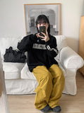 [unisex] Penk nylon parachute banding pants