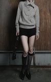 High Neck Goat Knit