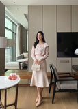 Verna See-Through Big Collar Blouse