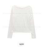 [U-BASIC] Glee Basic Brushed Boat Neck Long Sleeve