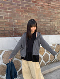 [BAONHAUS] Jenen Stripe Hood Zip-up