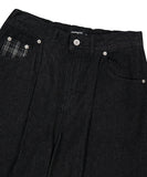 BERMUDA CHECK POCKET DENIM SHORT