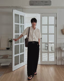 Noel Pintuck Ankle Adjust Slacks