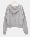 Ena Double Point Button Two-Way Hood Zip-Up