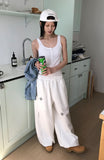 BUTTON GOLGI SLEEVELESS