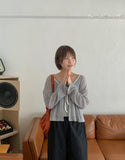 Mimol Summer Color Ribbon Bolero Cardigan
