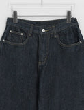 Sanen Raw Denim Balloon Wide Brushed Pants