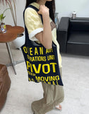 Tiven Lettering Shoulder Bag