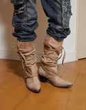 slouchy western boots