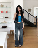 Zesty Cargo Bootcut Denim Pants