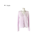 Hyoma V-neck Button Basic Knit Cardigan