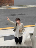 Cocona cable ribbon cardigan