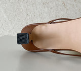 Jyubeulri strap sandal heel (6 cm)