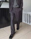 Bonnen Striped Flare Slacks