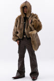 rockstern leather bootcut pants