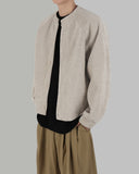 Corduroy round cardigan