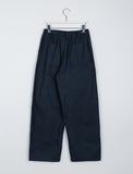 [unisex] Lela Pin Tuck Banding Wide Cotton Pants