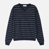 Hina Stripe V-neck Knit