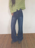 Gaku Basic Semi-Wide Bootcut Denim Pants