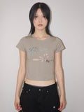 PAISLEY CROP T